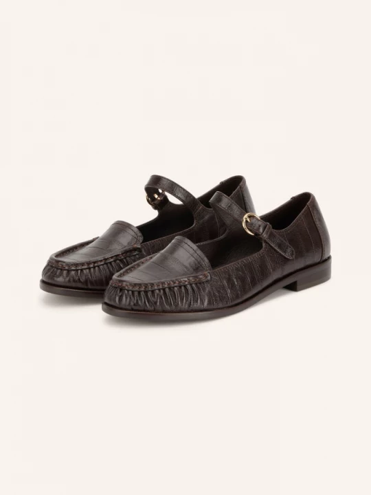 Obrázek produktu Jeffrey Campbell Mary Jane Baleríny Lillith tmavě hnědá