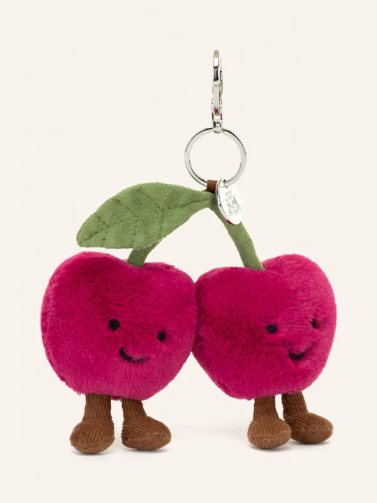 Obrázek produktu Jellycat Přívěsek Na Klíče A Na Tašku Amuseables Cherries červená / zelená
