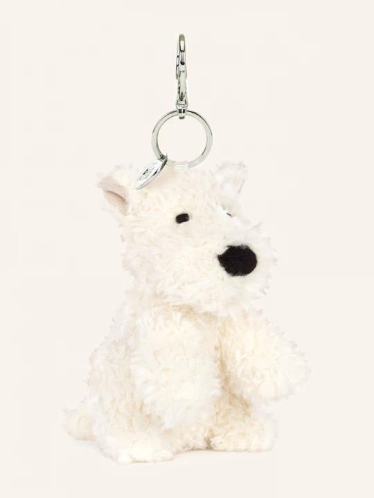 Obrázek produktu Jellycat Přívěsek Na Klíče A Na Tašku Munro Scottie Dog bílá