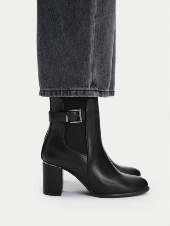 Obrázek produktu JENNY Polokozačky CEO-WS6628-02 Černá
