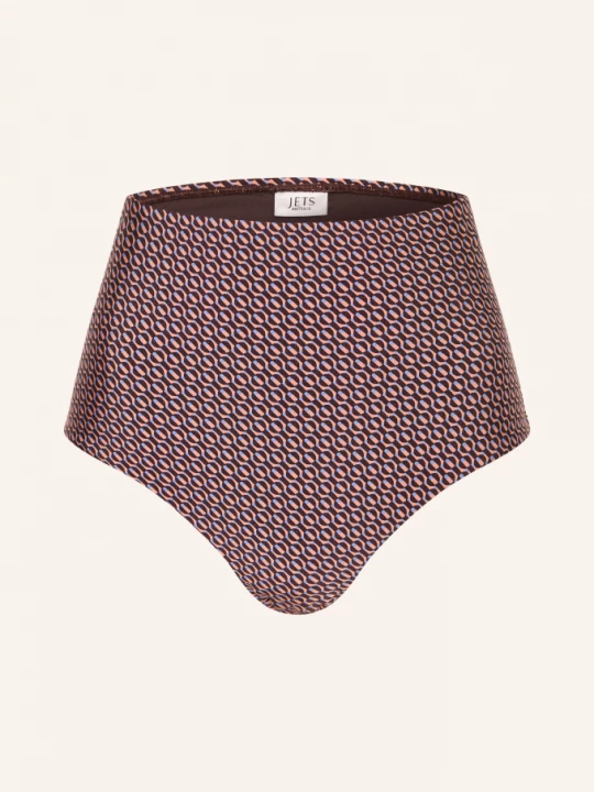 Obrázek produktu Jets Australia Bikiny S Vysokým Pasem Desert Geo tmavě hnědá / tmavě oranžová / modrá