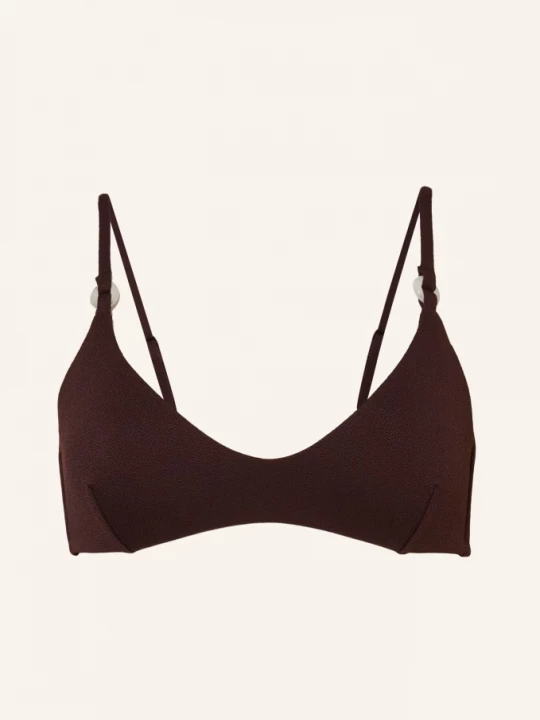 Obrázek produktu Jets Australia Bralette Horní Díl Bikin Alessia tmavě hnědá