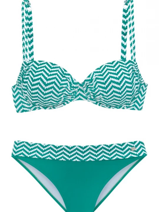 Obrázek produktu JETTE Bikiny  šedá / bílá