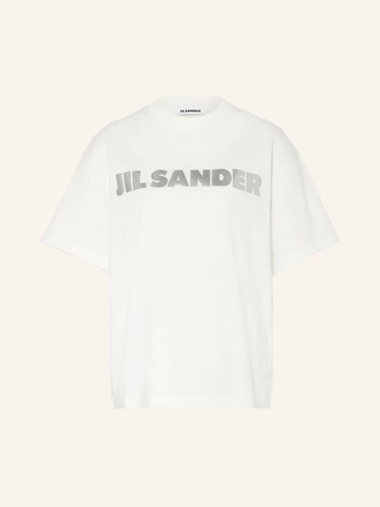Obrázek produktu Jil Sander Oversized Tričko bílá / stříbrná