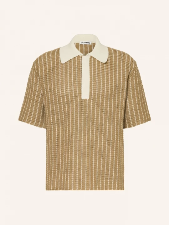 Obrázek produktu Jil Sander Pletené Polo Tričko velbloudí / krémová