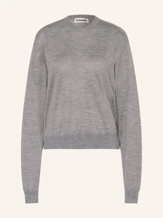 Obrázek produktu Jil Sander Svetr S Kašmírem A Hedvábím šedá