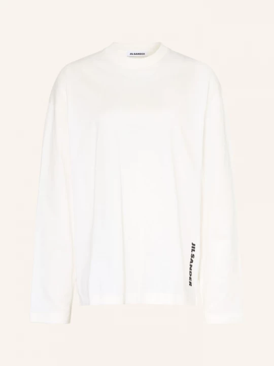Obrázek produktu Jil Sander Tričko S Dlouhým Rukávem bílá / černá