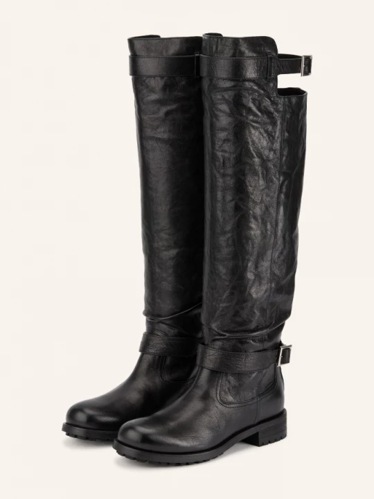 Obrázek produktu Jimmy Choo Kozačky Biker černá / stříbrná