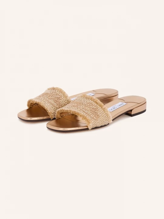 Obrázek produktu Jimmy Choo Pantofle Joa S Třpytivou Přízí zlatá