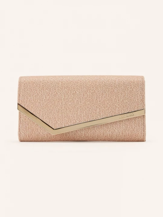 Obrázek produktu Jimmy Choo Psaníčko Emmie S Třpytivou Přízí béžová / zlatá