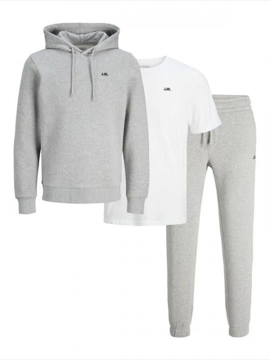 Obrázek produktu JJ Rebel Joggingová souprava šedý melír / bílá
