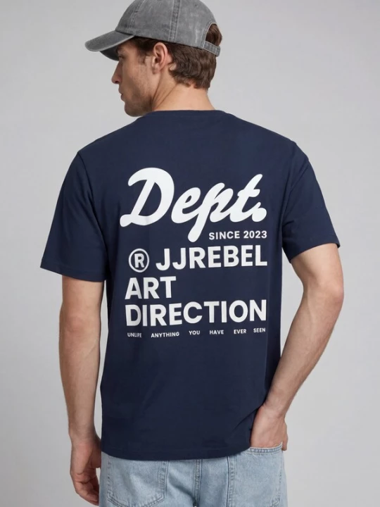 Obrázek produktu JJ Rebel Tričko 'JREBELIJAH' námořnická modř / bílá