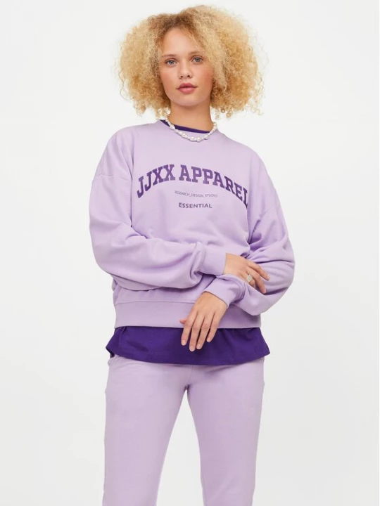 Obrázek produktu JJXX Mikina Riley 12248650 Fialová Regular Fit