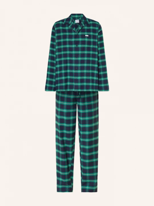 Obrázek produktu Jockey Pyžamo Everyday Z Flanelu tmavě modrá / zelená / bílá