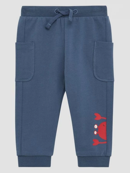 Obrázek produktu Joggingové kalhoty s nakládanými kapsami a potiskem s.Oliver modrá