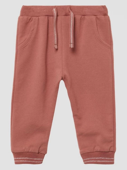 Obrázek produktu Joggingové kalhoty ze směsi s bavlnou, s třpytivými detaily s.Oliver červená