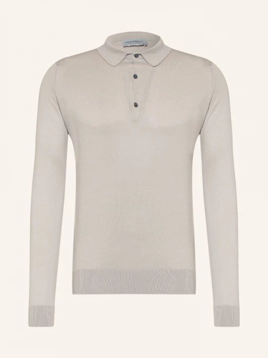 Obrázek produktu John Smedley Pletená Polokošile Bradwell béžová