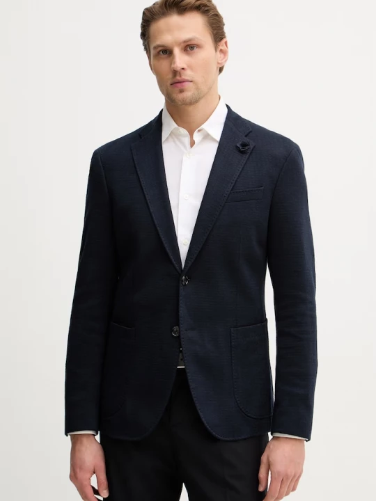 Obrázek produktu Joop! Blazer s příměsí vlny námořnická modř