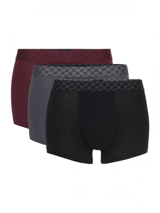 Obrázek produktu JOOP! Boxerky grafitová / tmavě červená / černá