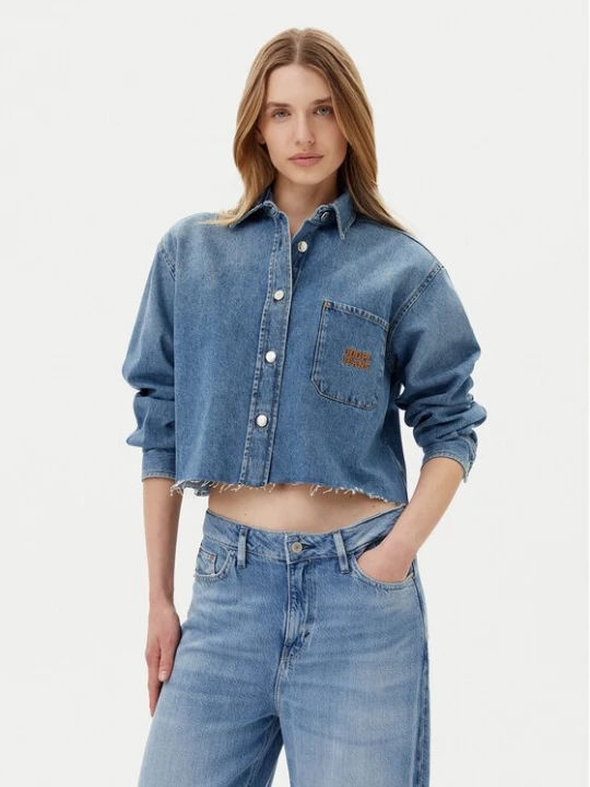 Obrázek produktu JOOP! Jeans džínová košile Udela 30046670 Modrá Relaxed Fit