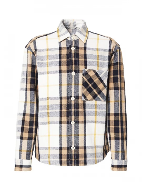 Obrázek produktu JOOP! Jeans Košile námořnická modř / hnědá / žlutá / barva bílé vlny