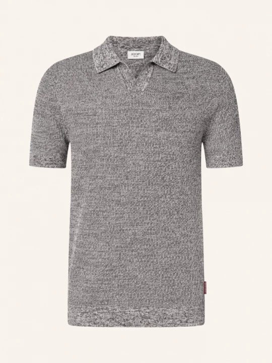 Obrázek produktu Joop! Jeans Pletené Polo Tričko Adrianor tmavě hnědá / režná