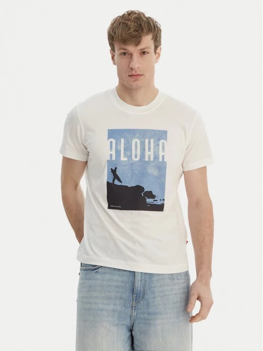 Obrázek produktu JOOP! Jeans T-Shirt JJJ-Lanakila 30101983 Écru Regular Fit Krémová