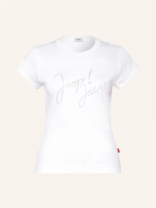 Obrázek produktu Joop! Jeans Tričko Tineta S Ozdobnými Kameny bílá
