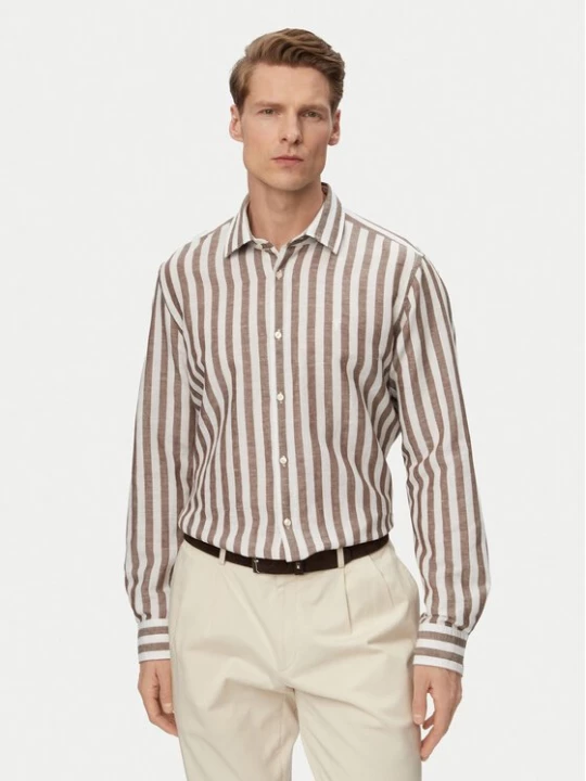 Obrázek produktu JOOP! Košile Pit1 30102693 Hnědá Slim Fit