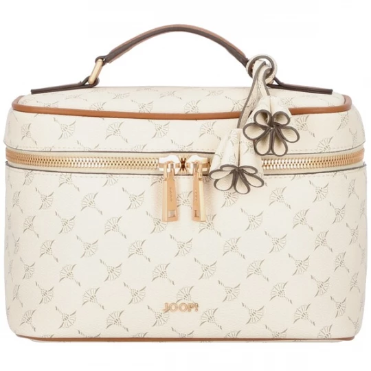 Obrázek produktu JOOP! Kosmetická taštička 'Cortina 1.0 Flora'  tmavě béžová / karamelová / offwhite