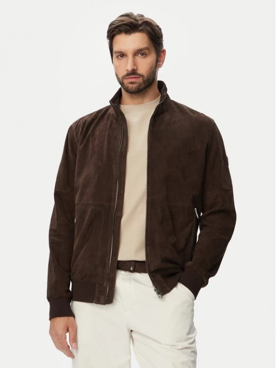Obrázek produktu JOOP! Kožená bunda 1500158 80100853 Hnědá Regular Fit