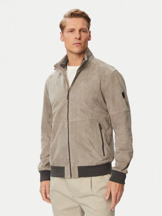 Obrázek produktu JOOP! Kožená bunda Cosmo 80100853 Šedá Regular Fit