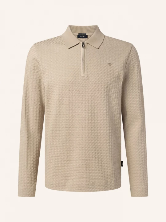 Obrázek produktu Joop! Pletená Polokošile Turvin Modern Fit béžová
