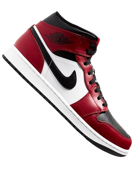 Obrázek produktu Jordan Kotníkové tenisky 'Air 1' ohnivá červená / černá / bílá