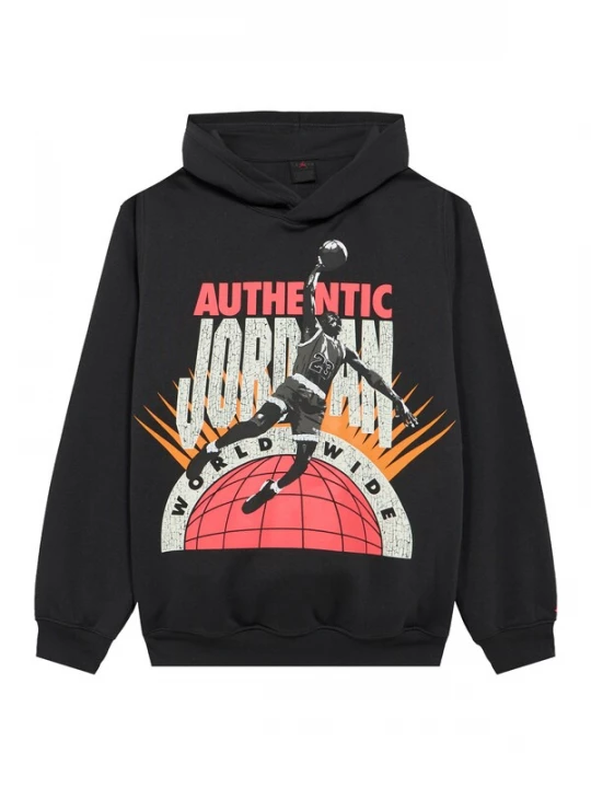 Obrázek produktu Jordan Mikina 'AUTHENTIC' světle šedá / oranžová / malinová / černá