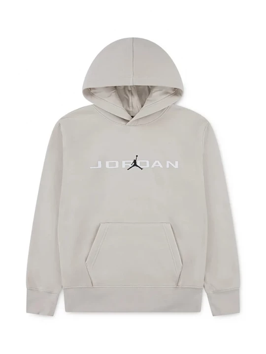 Obrázek produktu Jordan mikina s kapucí dětská s bavlnou béžová