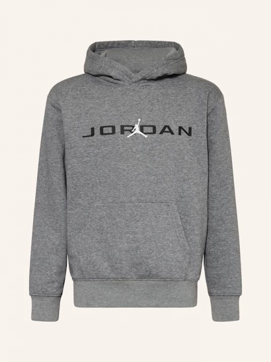 Obrázek produktu Jordan Mikina S Kapucí světle šedá / černá