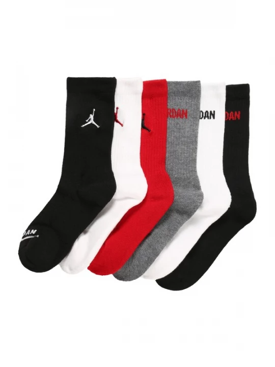 Obrázek produktu Jordan Ponožky  šedý melír / červená / černá / bílá