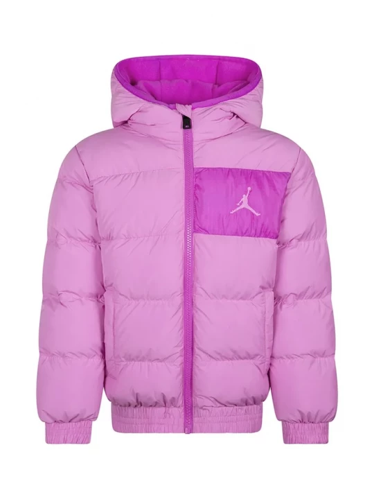 Obrázek produktu Jordan prošívaná bunda dětská růžová