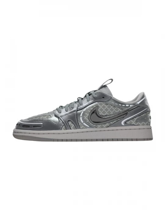 Obrázek produktu Jordan Tenisky 'AIR JORDAN 1' šedá / stříbrná / bílá