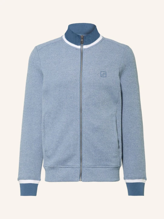 Obrázek produktu Joy Sportswear Mikinová Bunda Stephan černošedá / krémová / modrá