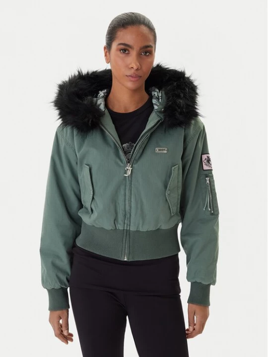 Obrázek produktu Juicy Couture Bunda bomber JCOIJ225553 Zelená Regular Fit
