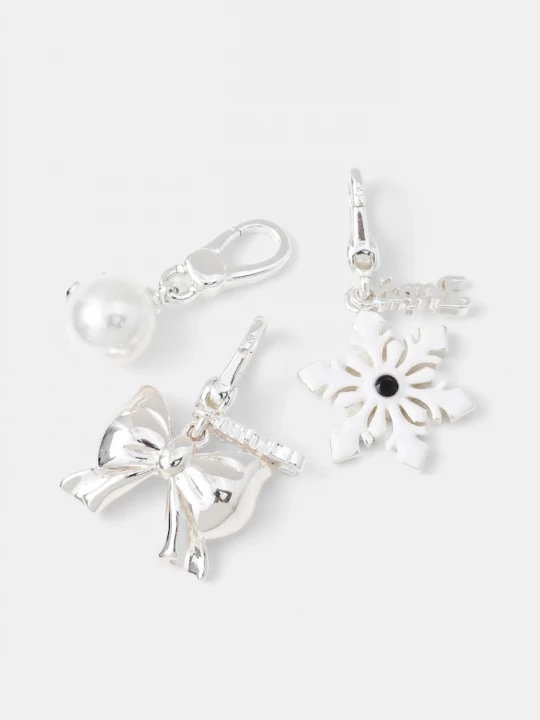 Obrázek produktu Juicy Couture Charms Juicy Couture KAYLE CHRISTMAS CHARM SET 3-pack stříbrná