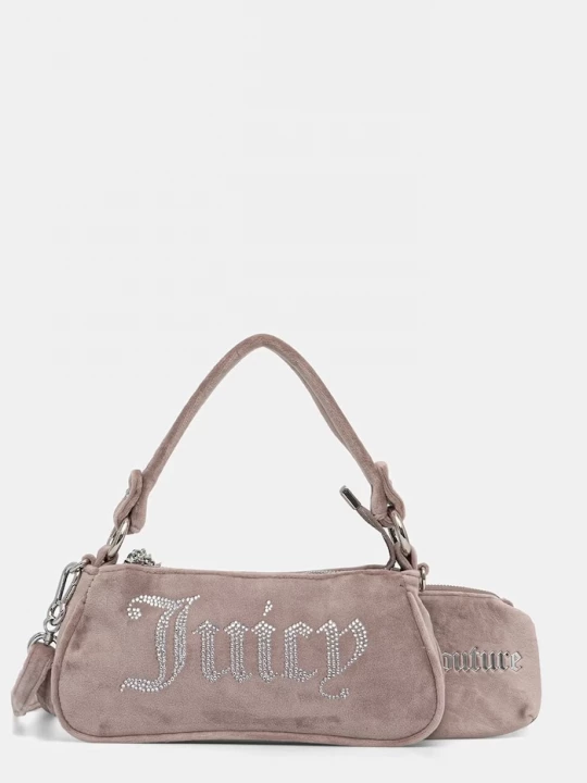Obrázek produktu Juicy Couture crossbody kabelka dámská velurová Kimberly béžová