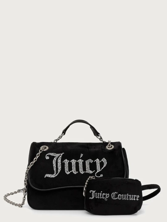 Obrázek produktu Juicy Couture crossbody kabelka dámská velurová KIMBERLY černá
