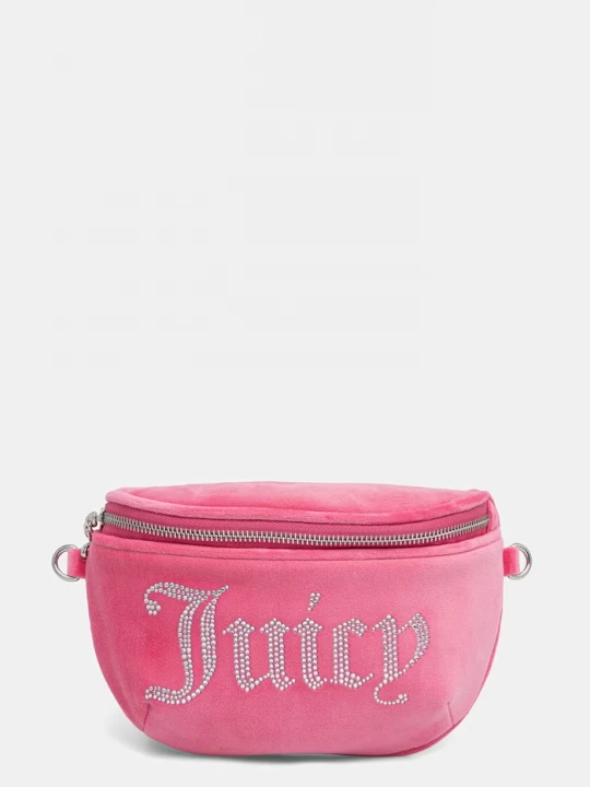 Obrázek produktu Juicy Couture crossbody kabelka dámská velurová KIMBERLY růžová