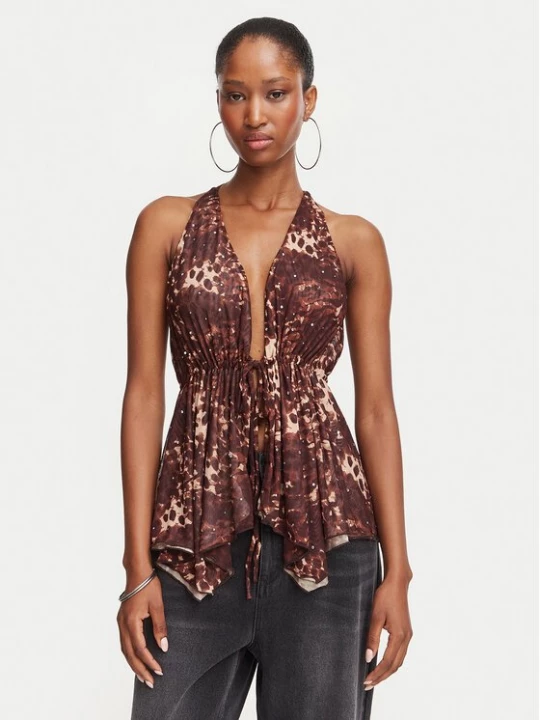 Obrázek produktu Juicy Couture Halenka JCWCT226340 Hnědá Slim Fit