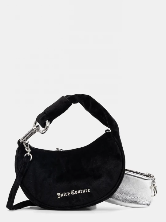 Obrázek produktu Juicy Couture hobo kabelka dámská velurová Blossom černá