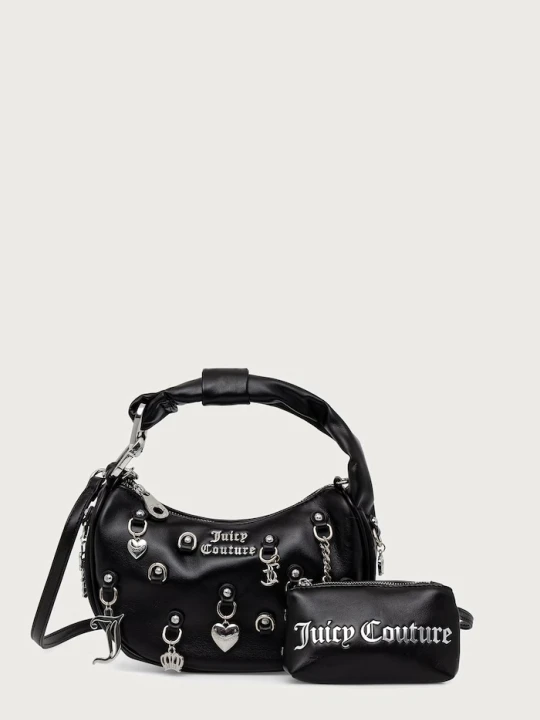 Obrázek produktu Juicy Couture hobo kabelka dámská z imitace kůže BLOSSOM černá