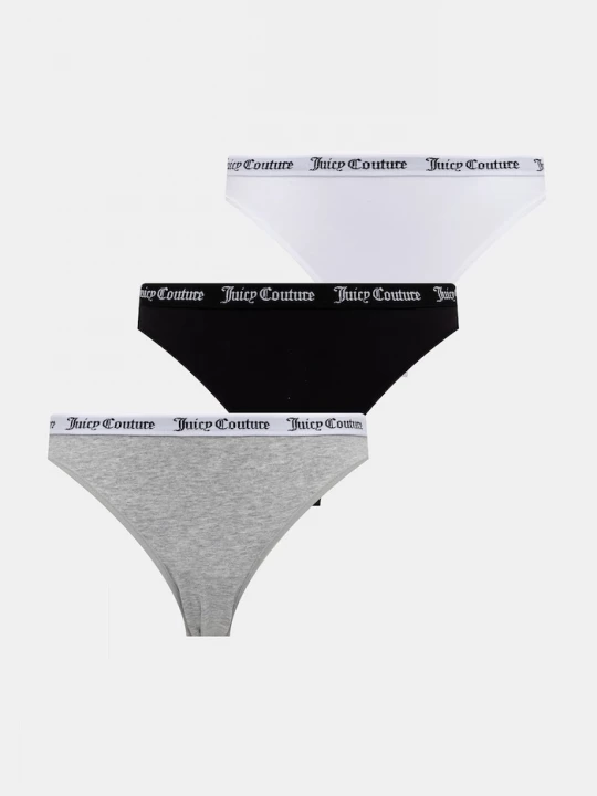 Obrázek produktu Juicy Couture kalhotky dámské bavlněné s elastanem DIDDY BRIEF PK 3-pack